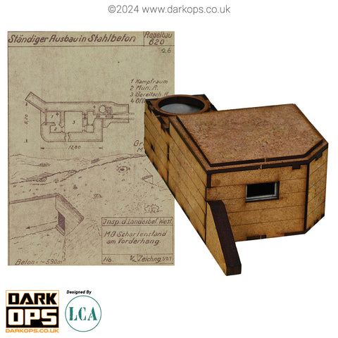 28mm MG Bunker R620