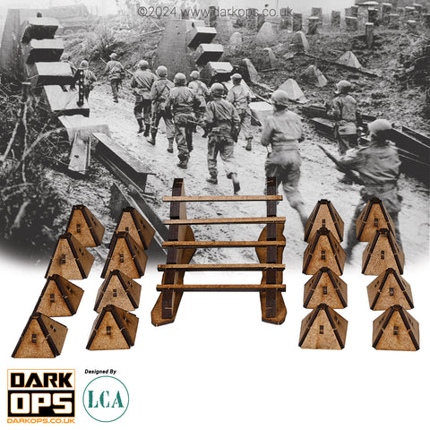 28mm Dragons Teeth Defences