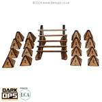 28mm Dragons Teeth Defences