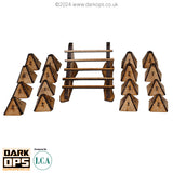 28mm Dragons Teeth Defences