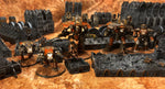 A complete battlefield of highly detailed Gothic-styled Sci-Fi buildings and ruins for a great looking centrepiece, ideal for use in Epic scale battles. by https://www.darkops.co.uk/