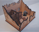 WW2 Ruined House 28mm 1/56th Scale