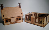 WW2 Shop Front 28mm 1/56th Scale