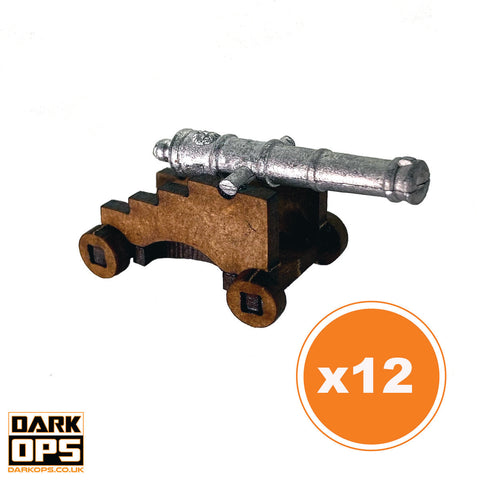 Cannon & Carriage - Style 1 (x12)